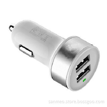 Car Charger, Simple Clean/Fashionable Design/Suitable for iPad, iPhone